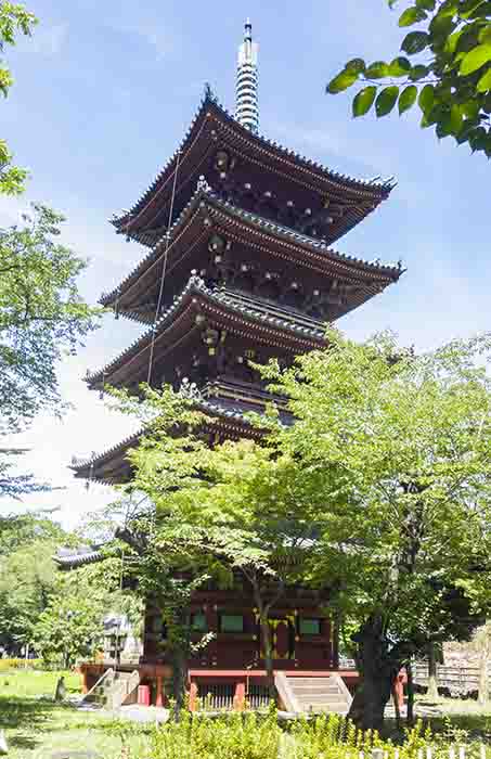 178 - Tokyo - barrio de Ueno - parque de Ueno - pagoda de Kan'ei-ji
